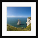 View of the Aiguille cliff , High Normandy , France by Anonymous