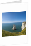 View of the Aiguille cliff , High Normandy , France by Anonymous