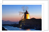 Windmill and saltworks at sunset, Marsala, Sicily, Italy by Anonymous