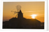 Windmill and saltworks at sunset, Marsala, Sicily, Italy by Anonymous