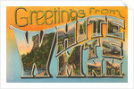 Greetings from White Mountains, New Hampshire by Anonymous