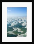 Aerial view of Lencois Maranhenses National Park Brazil by Anonymous