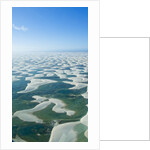 Aerial view of Lencois Maranhenses National Park Brazil by Anonymous