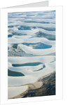 Aerial view of Lencois Maranhenses National Park, Brazil by Anonymous