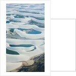 Aerial view of Lencois Maranhenses National Park, Brazil by Anonymous