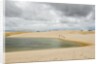 White Sand dunes and fresh water lakes at Lencois Maranheinses National Park, Brazil by Anonymous