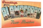 Greetings from Alamogordo, New Mexico by Anonymous
