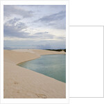 White Sand dunes and fresh water lakes at Lencois Maranheinses National Park, Brazil by Anonymous