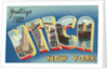 Greetings from Utica, New York by Anonymous