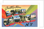 Greetings from Lake George, New York by Anonymous