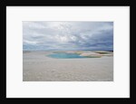 White Sand dunes and fresh water lakes at Lencois Maranheinses National Park, Brazil by Anonymous