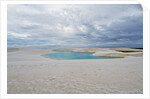 White Sand dunes and fresh water lakes at Lencois Maranheinses National Park, Brazil by Anonymous