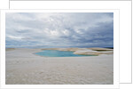 White Sand dunes and fresh water lakes at Lencois Maranheinses National Park, Brazil by Anonymous