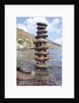 Land art at beach at Lingua, Sicily, Italy by Anonymous