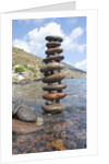 Land art at beach at Lingua, Sicily, Italy by Anonymous