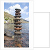 Land art at beach at Lingua, Sicily, Italy by Anonymous