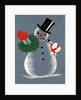 Vintage Illustration of Christmas Snowman by Anonymous