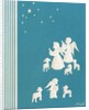 Young Angels and Lambs with the Star of Bethlehem by Anonymous