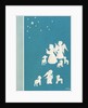 Young Angels and Lambs with the Star of Bethlehem by Anonymous