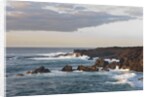 Waves crashing against rocky coast, Lanzarote, Spain by Anonymous