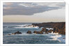 Waves crashing against rocky coast, Lanzarote, Spain by Anonymous