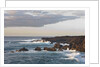 Waves crashing against rocky coast, Lanzarote, Spain by Anonymous