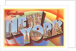 Greetings from New York City by Anonymous