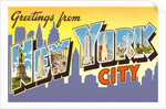 Greetings from New York City by Anonymous