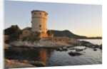 Ancient tower at sunset, Campese, Italy by Anonymous