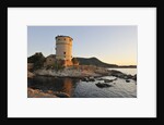 Ancient tower at sunset, Campese, Italy by Anonymous