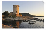 Ancient tower at sunset, Campese, Italy by Anonymous