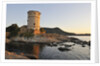 Ancient tower at sunset, Campese, Italy by Anonymous