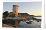 Ancient tower at sunset, Campese, Italy by Anonymous