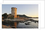 Ancient tower at sunset, Campese, Italy by Anonymous