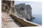 Stairways to reach Grotte di Nettuno, near Capo Caccia, Alghero, Sardinia, Italy by Anonymous