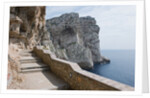 Stairways to reach Grotte di Nettuno, near Capo Caccia, Alghero, Sardinia, Italy by Anonymous
