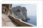 Stairways to reach Grotte di Nettuno, near Capo Caccia, Alghero, Sardinia, Italy by Anonymous