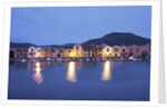 View of town along Temo River, Bosa, Sardinia, Italy by Anonymous