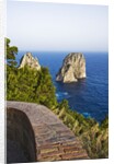 View of Faraglioni from Belvedere di Tragara, Capri, Capri Island, Campania, Italy by Anonymous