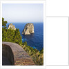 View of Faraglioni from Belvedere di Tragara, Capri, Capri Island, Campania, Italy by Anonymous