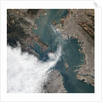 Satellite View of a Foggy Day in San Francisco by Anonymous