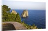 View of Faraglioni from Belvedere di Tragara, Capri, Italy by Anonymous