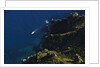 View of coast from Monte Solaro, Anacapri, Capri Island, Campania, Italy by Anonymous