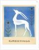 Art Deco Christmas Design with an Ibex by Anonymous