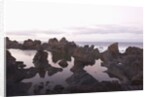 Sea at dusk, Puerto de Santiago, Tenerife, Canary Islands, Spain by Anonymous