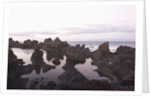 Sea at dusk, Puerto de Santiago, Tenerife, Canary Islands, Spain by Anonymous