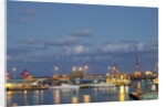 Harbor at night, Las Palmas, Gran Canaria, Spain by Anonymous