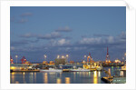 Harbor at night, Las Palmas, Gran Canaria, Spain by Anonymous