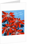 Vintage Illustration of Christmas Poinsettias by Anonymous