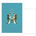 Angels with the Jesus in a Manger by Anonymous